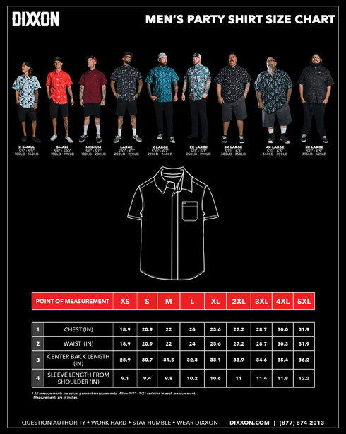 UNDEAD - PARTY SHIRT SHORT SLEEVE BUTTON UP - MENS